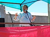 Ricardo Alfonsin, of the Radical Civic Union (UDESO). Ricardo Alfonsin en Chubut.jpg