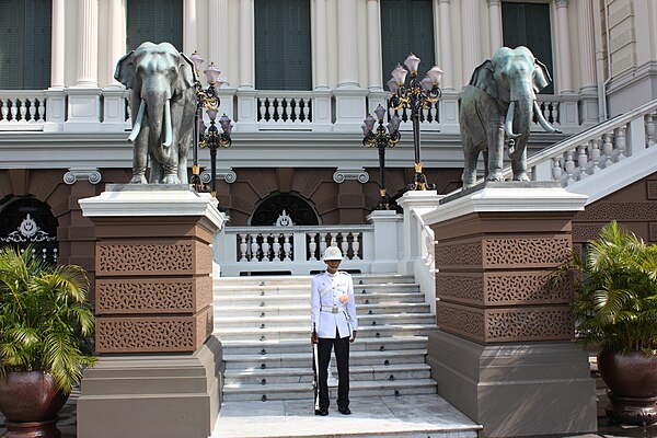 Royal Guard at the Grand Palace Bangkok