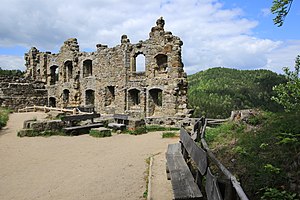 34. Platz: Kora27 mit Ruine auf dem Berg Oybin