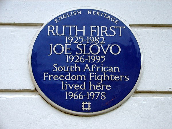 Plaque in Camden Town