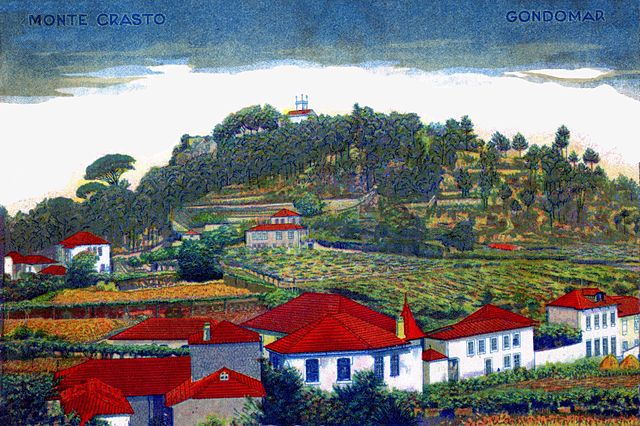 O monte Crasto em São-Cosme de Gondomar. 1905