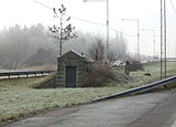 Vid Kungens kurva korsar vattenledningen Södertäljevägen, här finns en kontrollstation.