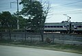 SEPTA R2 train approaching Claymont station