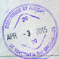 Saint Vincent and the Grenadines tourist exit stamp 2015.png