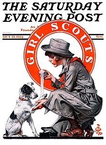 Cover story from The Saturday Evening Post on the Girl Scouts (Oct 25, 1924) SaturdayEveningPost25Oct1924.jpg