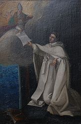 2-Apparition à Norbert de St-Augustin lui remettant la règle de l'ordre