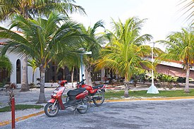 Scooters at the Cayo Largo airport.jpg