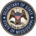 Sello de armas de la Secretaría de Estado de Misisipi