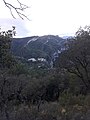 La serra de Cardó un dia fred de final de tardor.