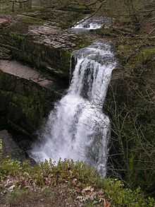 Sgwd Clun-gwyn, Afon Mellte