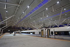Shenzhen North railway station platform