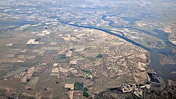 Aerial view (facing east)