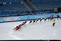 Short track speed skating training 17 February, 2014 Winter Olympics(12).JPG