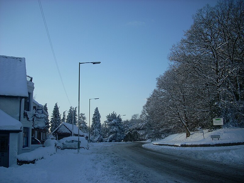 File:Shottermill Junction Place after snow.jpg