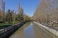Река Салгир в Симферополе Парк культуры и отдыха «Екатерининский сад». 2014 год.