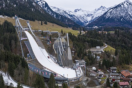 Ski jumping hill oberstdorf germany 2