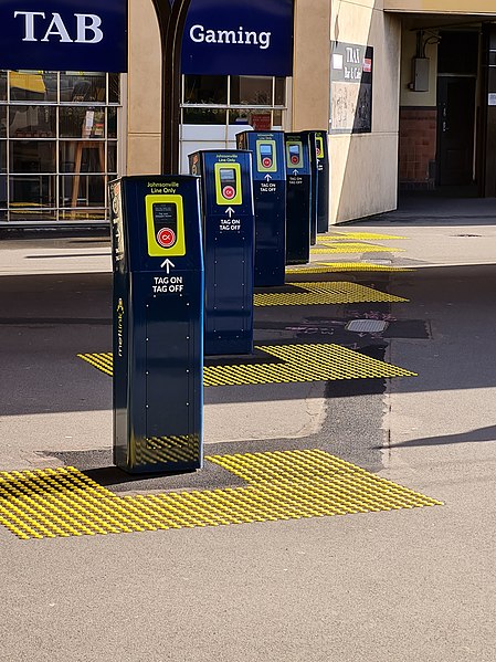 File:Snapper Card scanners at Wellington Railway Station.jpg