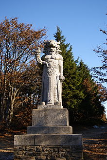 Statua della divinità slava Radigost