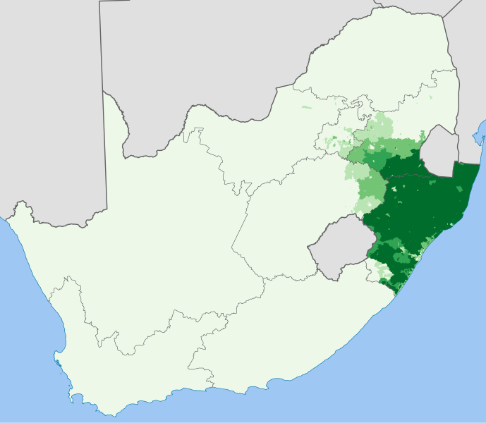 File:South Africa 2001 Zulu speakers proportion map.svg