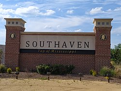 Southaven Top Of Mississippi Brick Sign 2.jpg