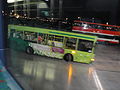 Southern Vectis 314 Wedge Rock (HW54 BUV), a Dennis Dart SLF/Plaxton Pointer 2 MPD, departing the Isle of Wight Festival 2010 bus station on a shuttle service.