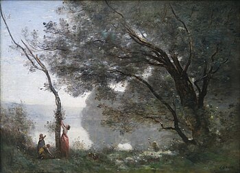 Souvenir de Mortefontaine - Jean-Baptiste Camille Corot - Musee du Louvre Peintures MI 692 bis - photo 2.jpg