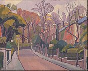 Spencer Gore's painting of Cambrian Road, Richmond, where he lived Spencer Frederick Gore - Cambrian Road, Richmond - Google Art Project.jpg