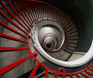 Art Deco-style spiral stairs, by PetarM