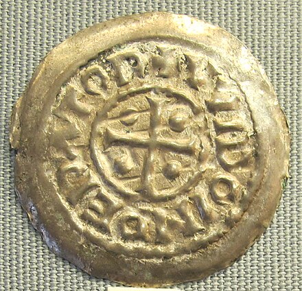 A Spoletan denarius from the reign of Guy III