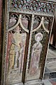 Rood screen in St Agnes in Cawston, Norfolk. The screen was restored and cleaned in 1952.