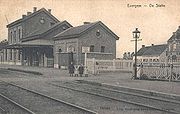 Old stationbuilding of Evergem