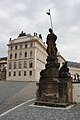 Socha sv. Václava na rampě Pražského hradu