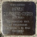 Stolperstein für Sientje Zilverberg-Coster