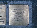 Stolperstein Hans Joachim London, 1, Schillerstraße 7, Nord (Holland), Kassel.jpg