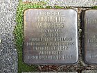 der Stolperstein für Henriette Weinberg