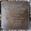 Stolperstein für Emma Pollack verh. Schlösser