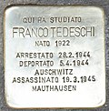 Stolperstein für Franco Tedeschi (Turijn) .jpg