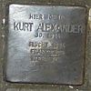 Stolperstein für Kurt Alexander