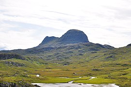 Suilven dal Glencanisp Lodge