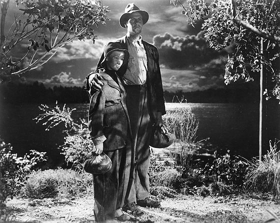 Veronica Lake et Joel McCrea dans Les Voyages de Sullivan (1942).
