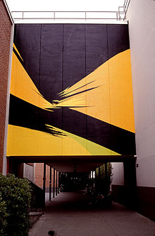 Sunforce – Hard edge style mural, 1965