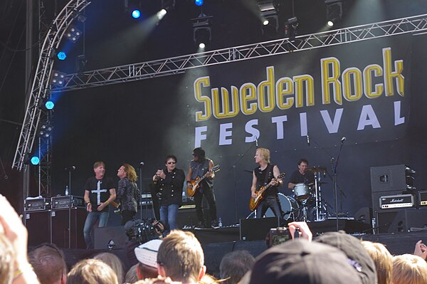 Survivor at the Sweden Rock Festival in 2013