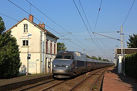 TGVA en gare de Pamproux (2011)
