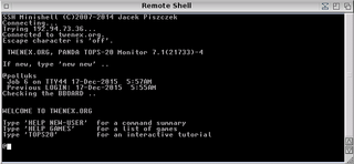 <span class="mw-page-title-main">TOPS-20</span> Operating system by Digital Equipment Corporation