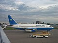 A Tahmid Air Boeing 737-200 at Almaty International Airport (2008).