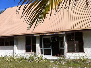 Bikenibeu Place in Gilbert Islands, Kiribati