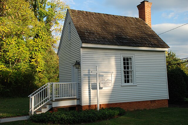 "The Birthplace" (circa 1750) — outbuilding in which H–SC was founded at Slate Hill Plantation.