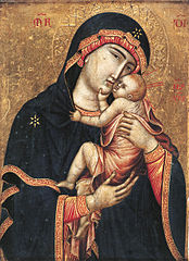 Cambrai Madonna, Italo-Byzantine, c. 1340, Cambrai Cathedral