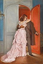 Thumbnail for File:The Kiss (Toulmouche).jpg