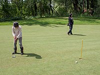Tiya Putting at Royal Springs Golf Course (14546202871).jpg